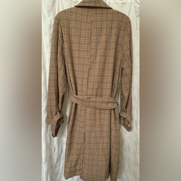 Lane Bryant long trench coat in plaid style. NWT. Size 20. - Picture 6 of 8